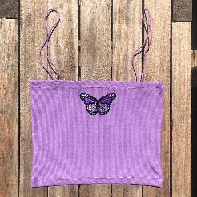 Women's Crop top - Purple - S on Productcaster.