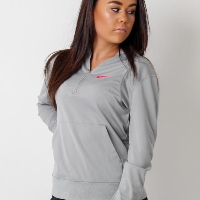 Nike Women's Sweatshirt - Grey - 6 on Productcaster.