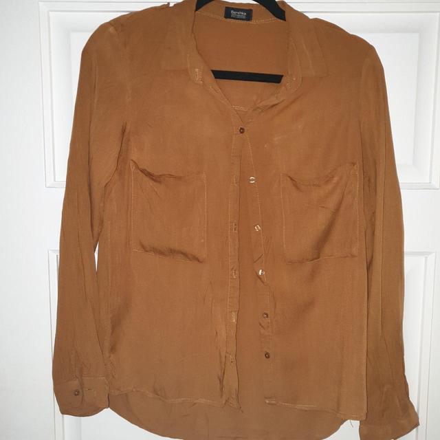 Bershka Women's Shirt - Orange - 4 on Productcaster.