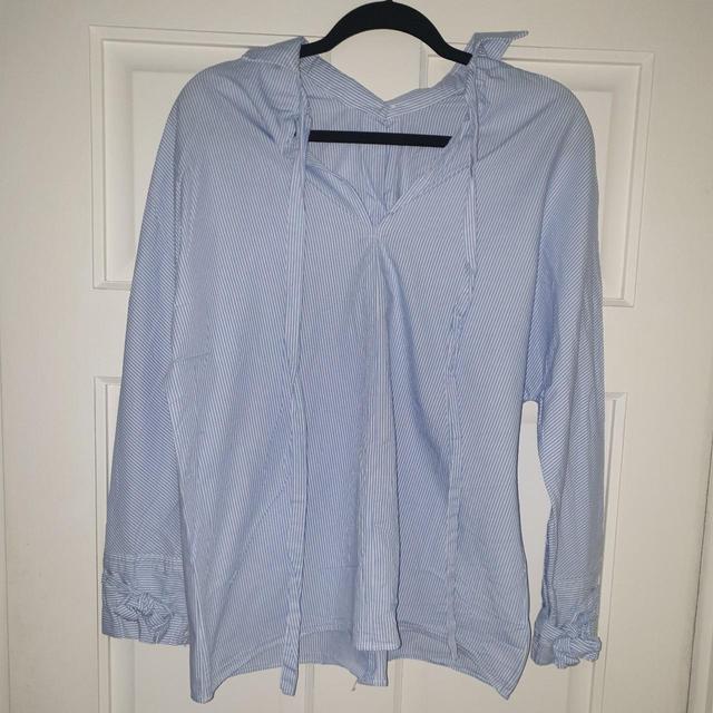 Zara Women's Shirt - Blue - 6 on Productcaster.