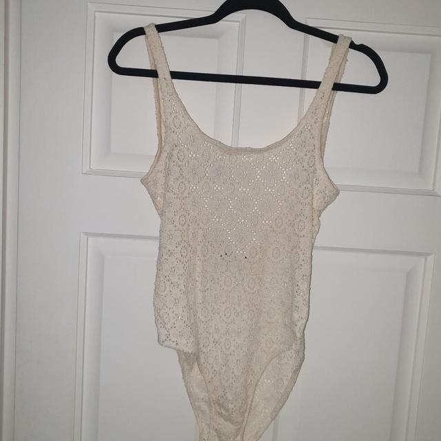 Zara Women's Bodysuit - Cream - 4 on Productcaster.