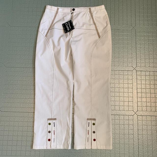 & Other Stories Women's Trousers - White - UK 10 on Productcaster.