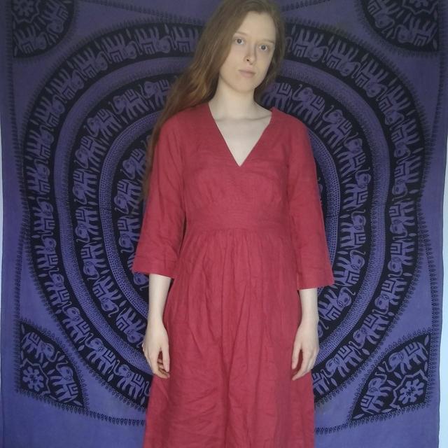 Vintage Women's Dress - Red - 10 on Productcaster.