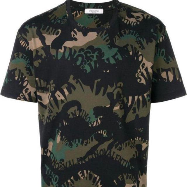 Valentino Men's T-shirt - Black - XL on Productcaster.