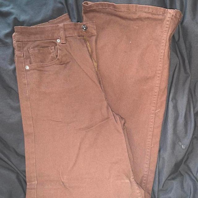 H&M Women's Jeans - Brown - UK 10 on Productcaster.