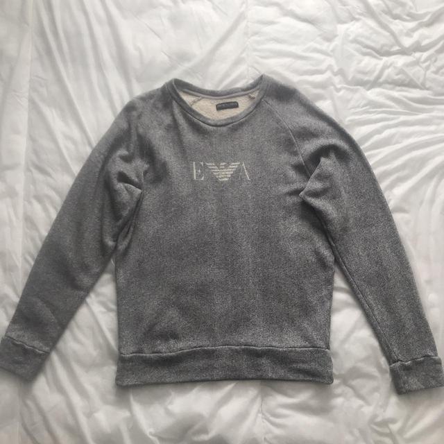 Emporio Armani Men's Jumper - Grey - S on Productcaster.