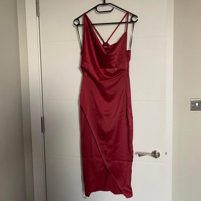 Missguided Women's Midi Dress - Burgundy - 4 on Productcaster.