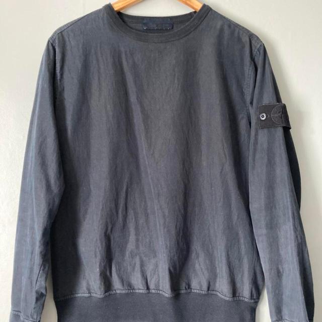 Stone Island Men's Sweatshirt - Black/Navy - S on Productcaster.