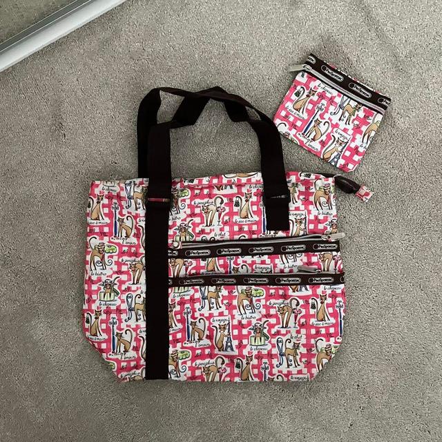 Preloved Women's Shoulder bags - Pink/Multi on Productcaster.