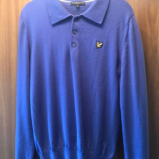 Lyle & Scott Men's Polo shirt - Blue - M on Productcaster.