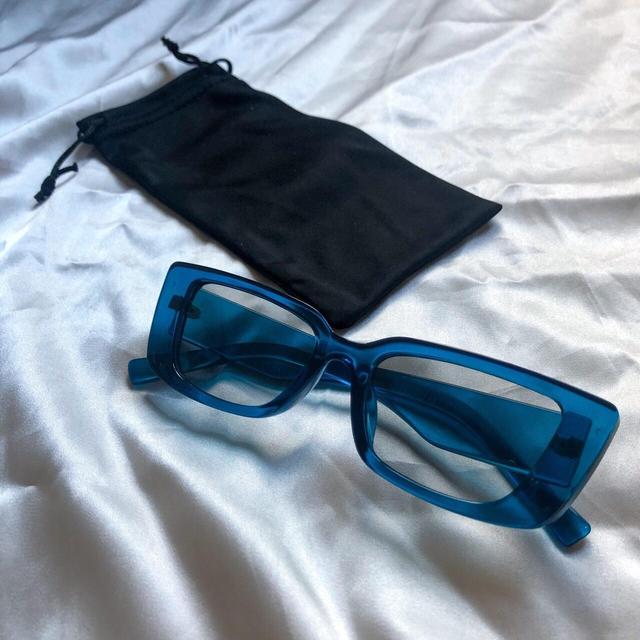 ASOS Women's Sunglasses - Blue on Productcaster.