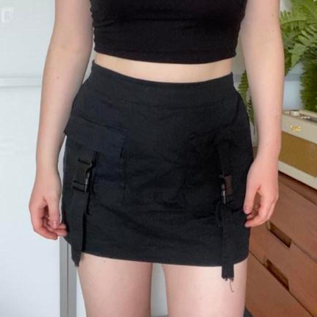 Nasty Gal Women's Mini Skirt - Black - UK 12 on Productcaster.