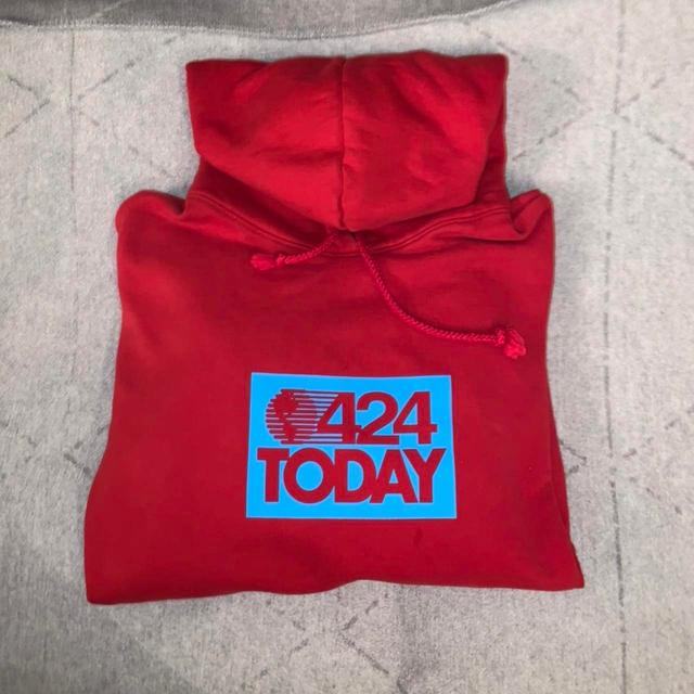 Deadstock Men's Hoodie - Red - XL on Productcaster.