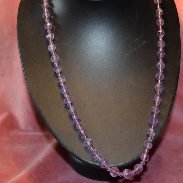 Vintage Women's Necklace - Purple on Productcaster.