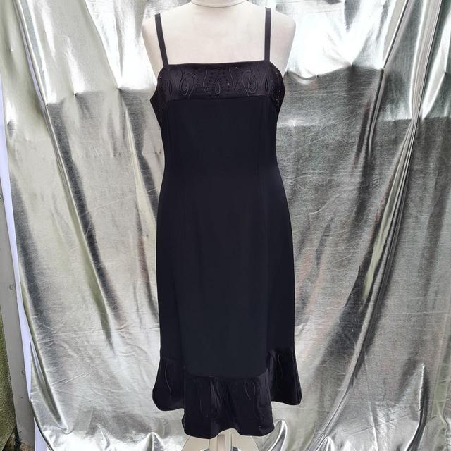 Designer Women's Slip Dress - Black - 10 on Productcaster.