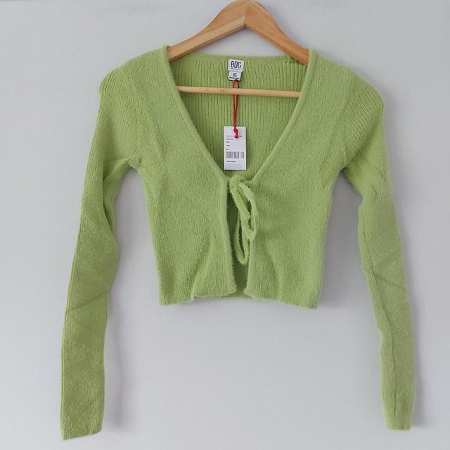 BDG Women's Cardigan - Green - M on Productcaster.