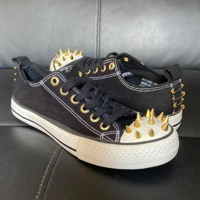 Primark Men's Trainers - Gold/Black - One size on Productcaster.