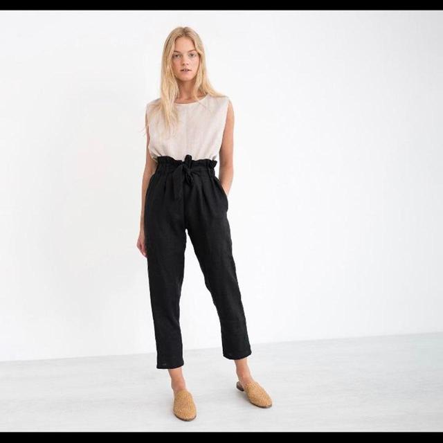 Noah Women's High waisted Trousers - Black - L on Productcaster.