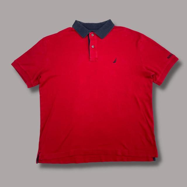 Nautica Men's Polo shirt - Red - M on Productcaster.