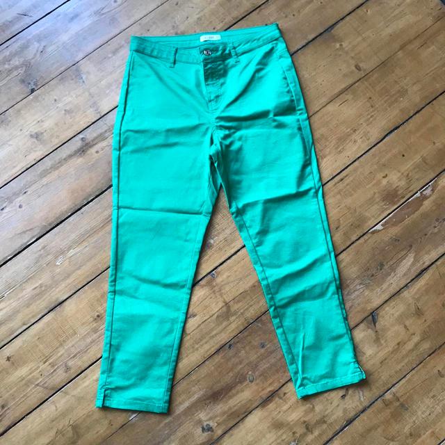 Preloved Women's Trousers - Green - UK 12 on Productcaster.