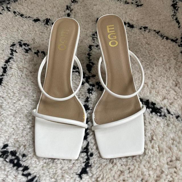 EGO Women's Mules - White - UK 7 on Productcaster.