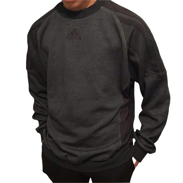 Adidas Men's Sweatshirt - Black - L on Productcaster.