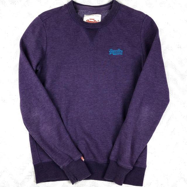 Superdry Men's Jumper - Purple - S on Productcaster.