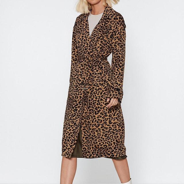 Nasty Gal Women's Trench - Black/Brown - S on Productcaster.