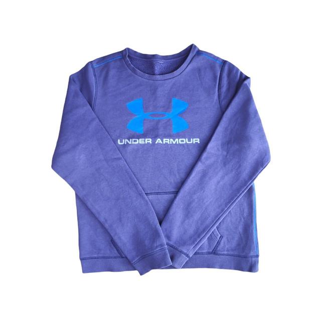 Under Armour Men's Sweatshirt - Blue/Navy - S on Productcaster.