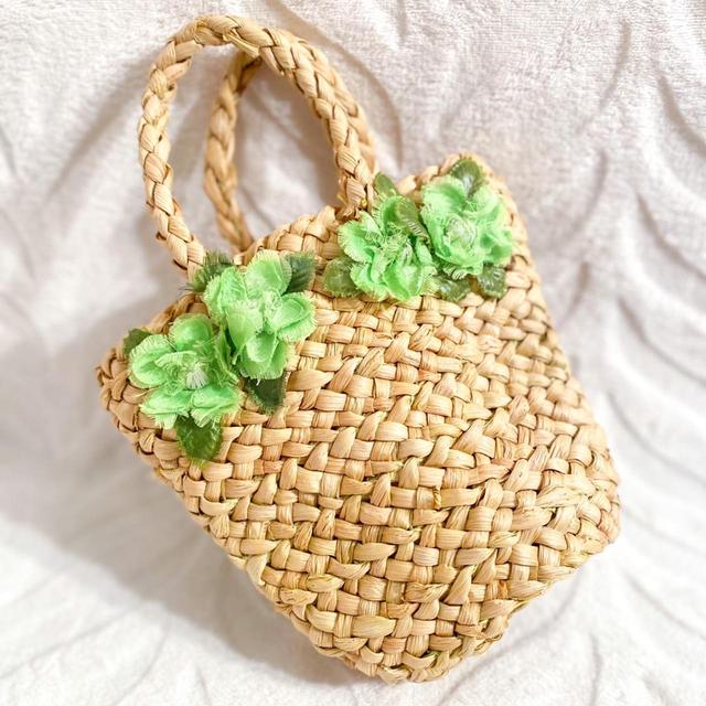 Designer Women's Beach bags - Tan/Green on Productcaster.