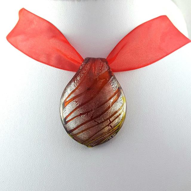 Handmade Women's Necklace - Red on Productcaster.