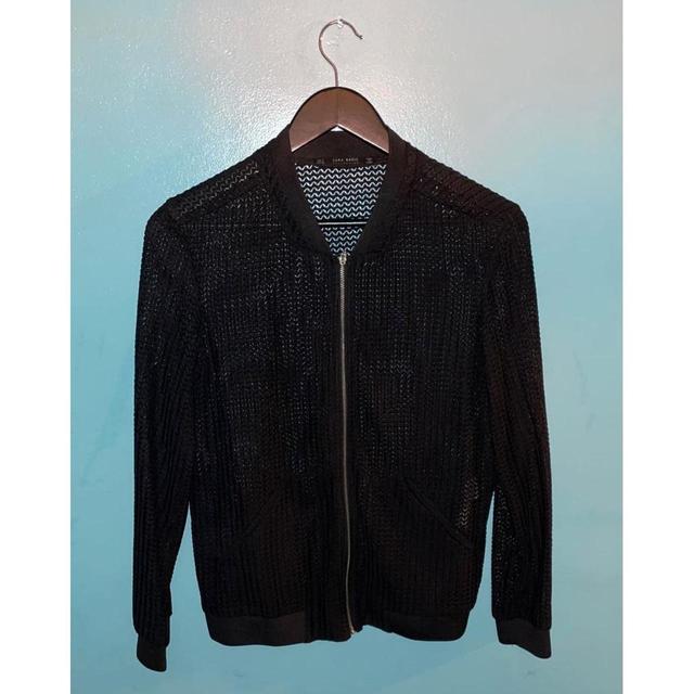 Zara Women's Bomber Jacket - Black - S on Productcaster.