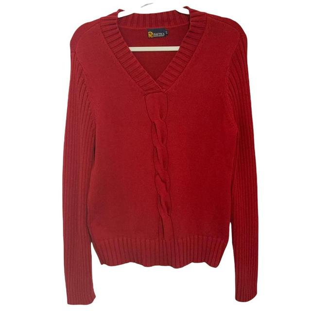 Nautica Women's Jumper - Red - XL on Productcaster.