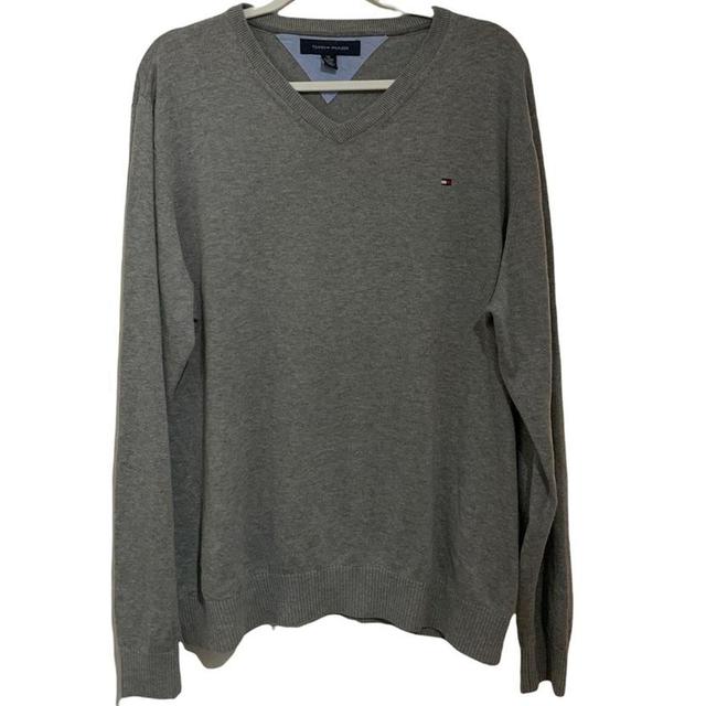 Tommy Hilfiger Men's Jumper - Grey - XL on Productcaster.