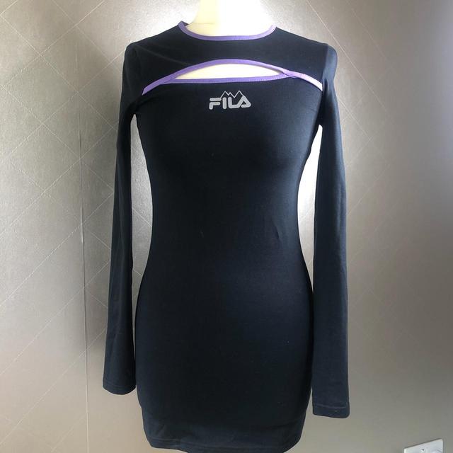 Fila Women's Bodycon Dress - Black - XS on Productcaster.