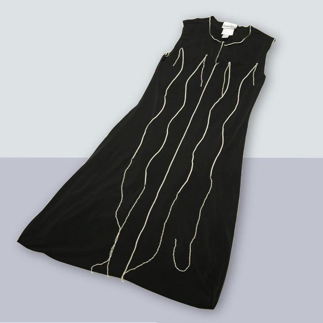 Vintage Women's A-line Dress - Black - 8 on Productcaster.