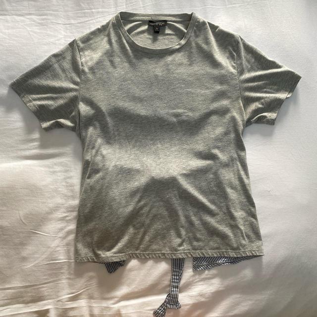 Topshop Women's T-shirt - Grey - 10 on Productcaster.