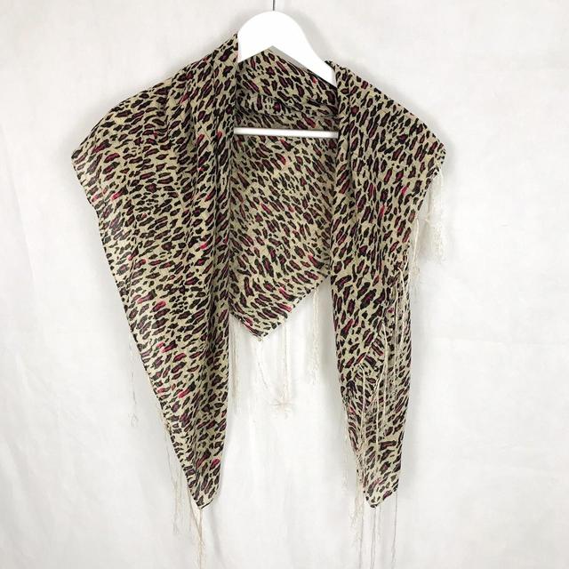 Vintage Women's Scarf - Cream on Productcaster.