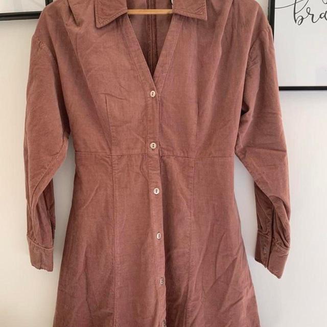 Zara Women's Shirt Dress - Pink - S on Productcaster.