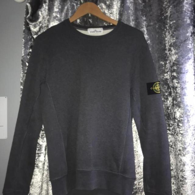 Stone Island Men's Jumper - Grey - S on Productcaster.