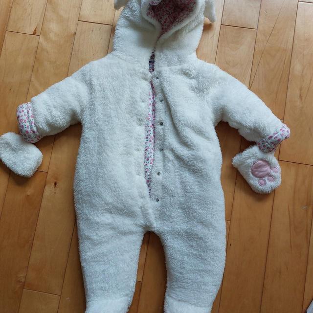 Kids' Sleepsuit - Pink/White - 3-6 months on Productcaster.