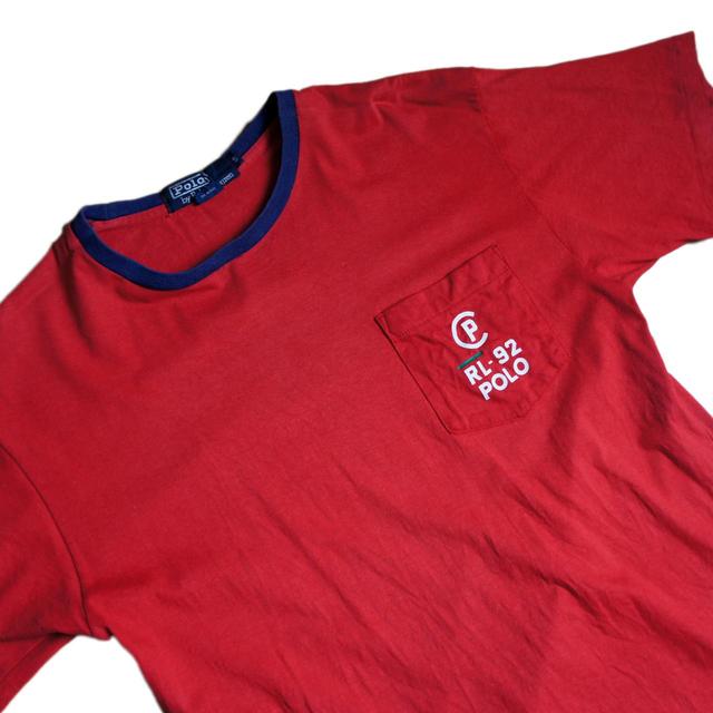 Polo Ralph Lauren Men's T-shirt - Red - S on Productcaster.