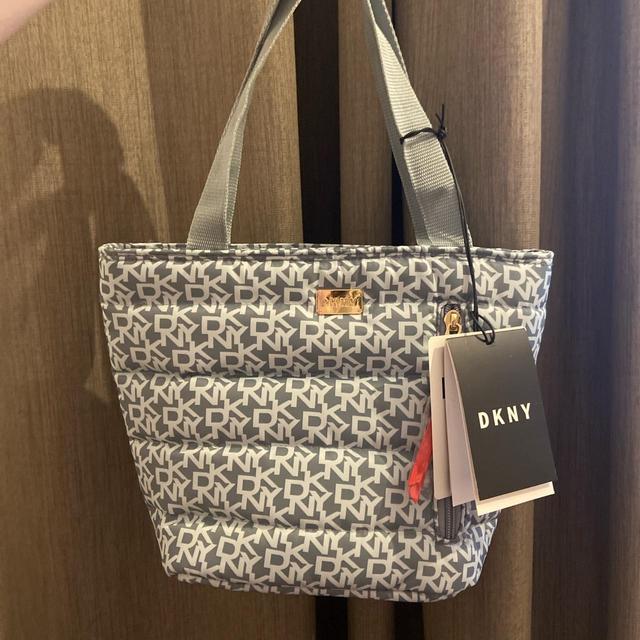 DKNY Women's Tote bags - Grey/White on Productcaster.