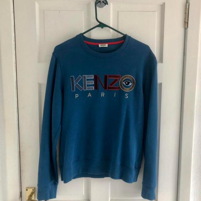 Kenzo Women's Sweatshirt - Blue - S on Productcaster.