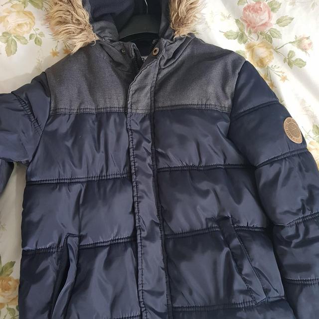 Primark Kids' Coat - Navy/Grey - 10 years on Productcaster.