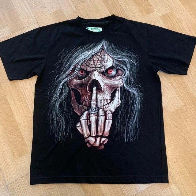 Men's T-shirt - Black - L on Productcaster.