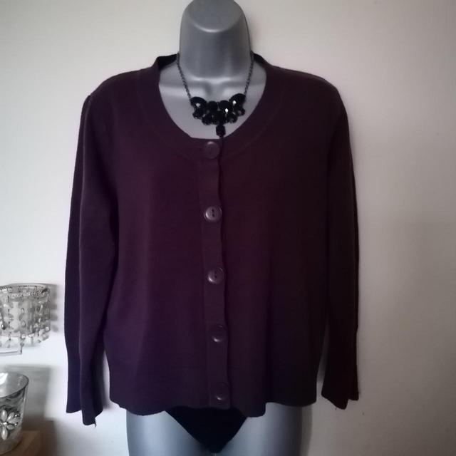 Matalan Women's Cardigan - Purple - 16 on Productcaster.