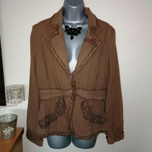 Women's Jacket - Brown - UK 14 on Productcaster.