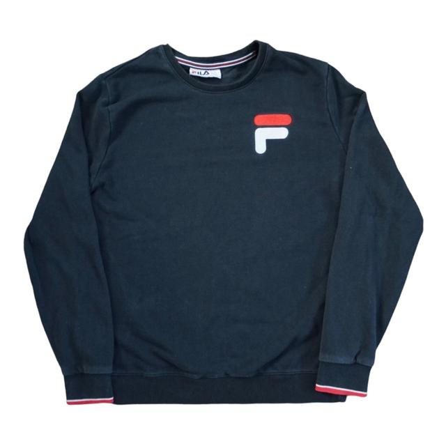 Fila Men's Sweatshirt - Black - M on Productcaster.