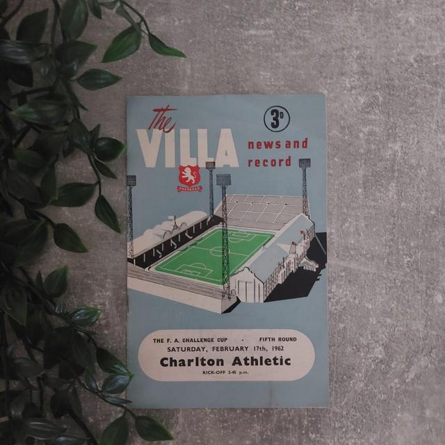 Aston Villa F.C. Magazine - Burgundy/Blue on Productcaster.